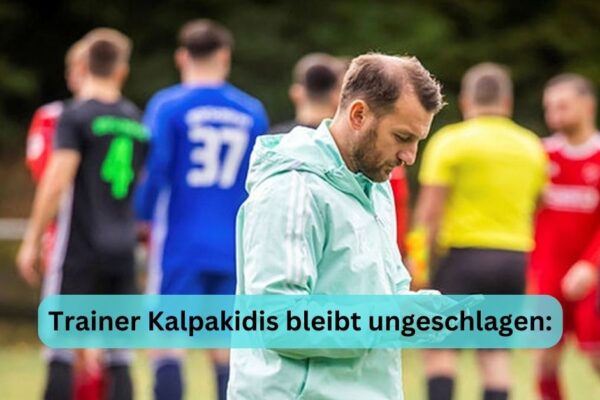 Trainer Kalpakidis bleibt ungeschlagen: