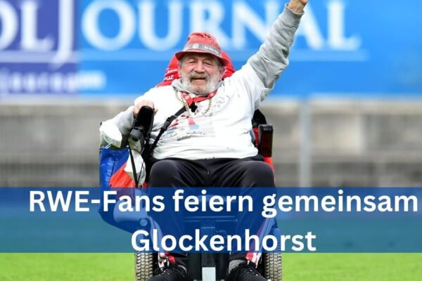 RWE-Fans feiern gemeinsam Glockenhorst