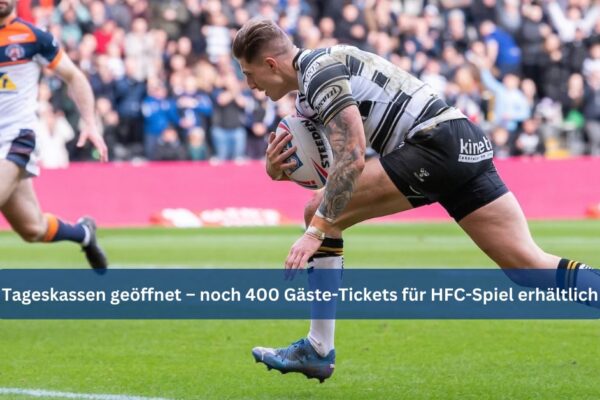 Tageskassen geöffnet – noch 400 Gäste-Tickets für HFC-Spiel erhältlich